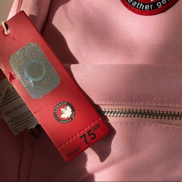 Canada Weather Gear mini pink backpack - Picture 3 of 4